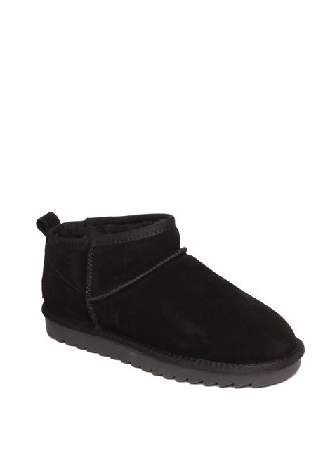 Black suede ankle boot COLORS OF CALIFORNIA | YW078SHORTWINTER-BLA